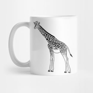 Giraffe - ink illustration Mug